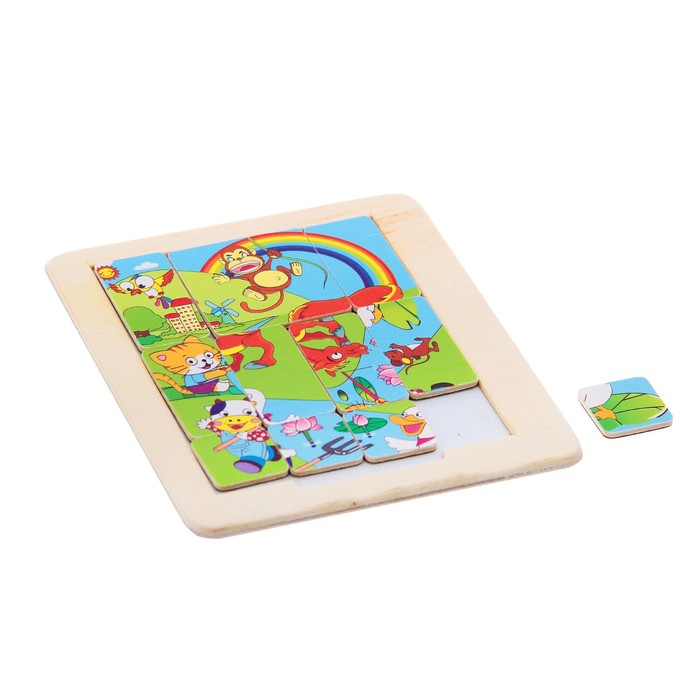 Игра на магнитах Пятнашки "Летняя прогулка", 11 элементов