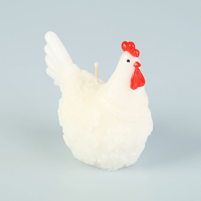 Свеча "Курочка" 10х10см МИКС