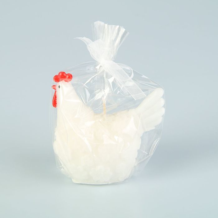 Свеча "Курочка" 10х10см МИКС