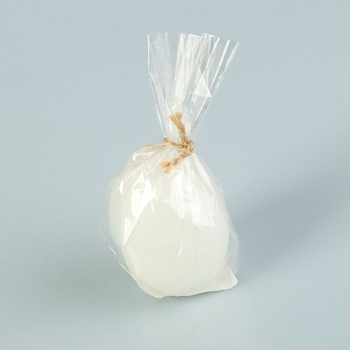 Свеча "Яйцо" малое 5,5х4,5см белое