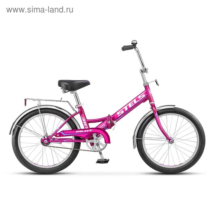 фото Велосипед 20" stels pilot-310, 2016, цвет фиолетовый, размер 13"