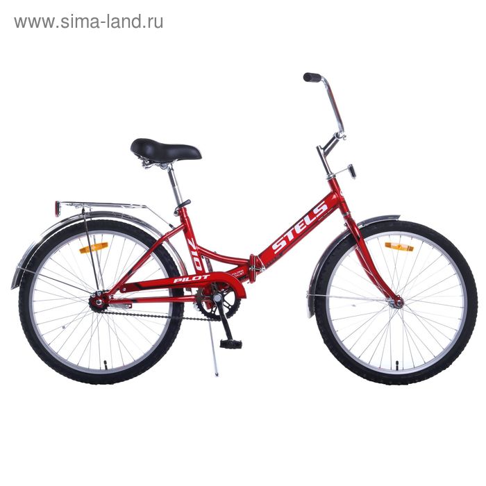 Велосипед 24 Stels Pilot-710, Z010, цвет красный, размер 14