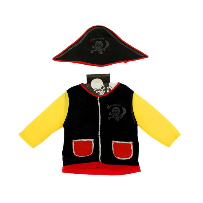 Набор пирата: жилет, шляпа