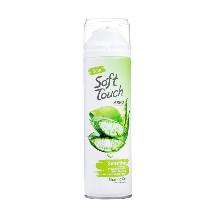 фото Гель для бритья arko women soft touch sensitive skin, 200 мл