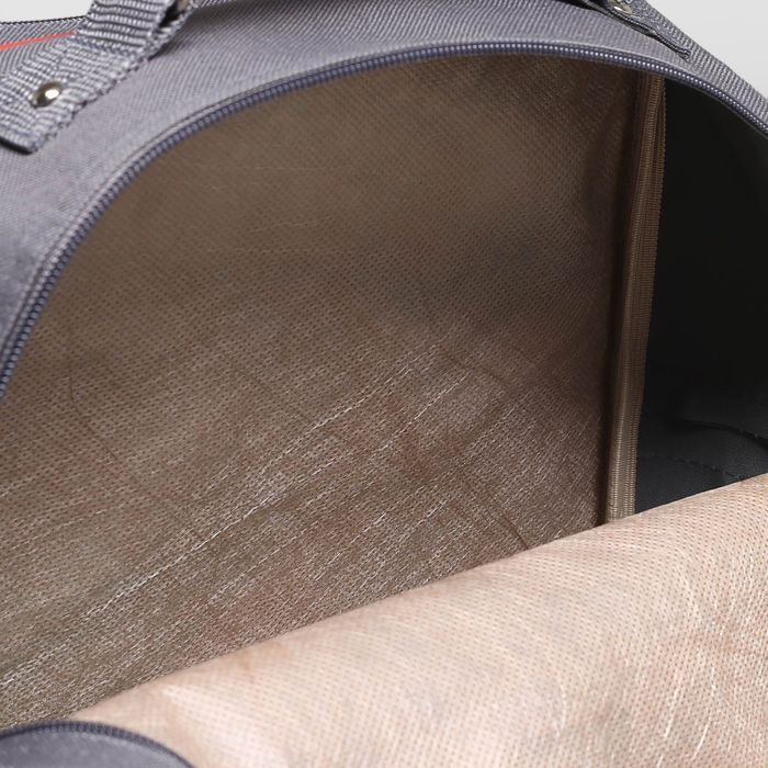 Рюкзак школьный на молнии, 2 отдела, 2 наружных кармана, цвет серый/разноцветный