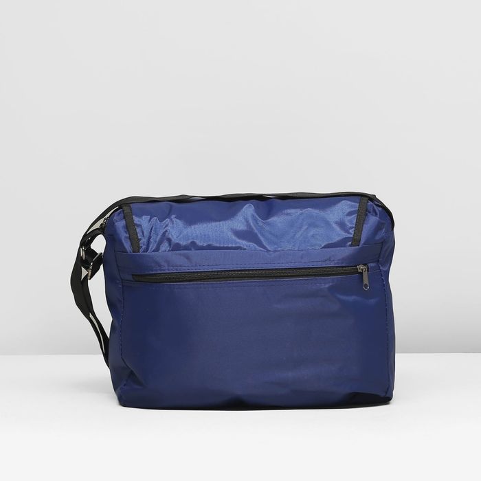 Сумка молод 805 Школьник 36*12*28, 2 отд на молнии, 3 н/кармана, светло синий