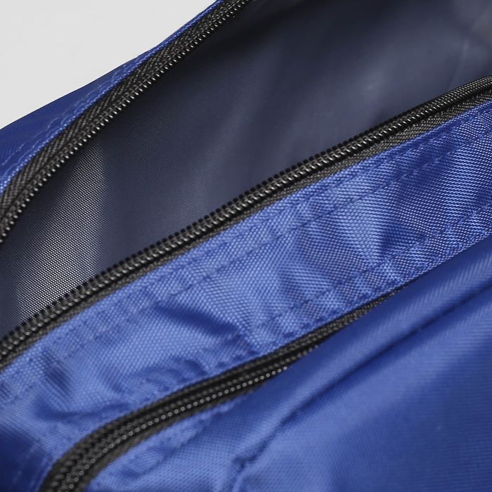 Сумка молод 805 Школьник 36*12*28, 2 отд на молнии, 3 н/кармана, светло синий