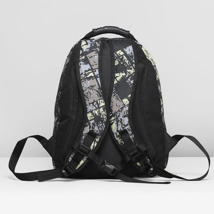 Рюкзак молодёжный на молнии, 2 отдела, наружный карман, цвет чёрный