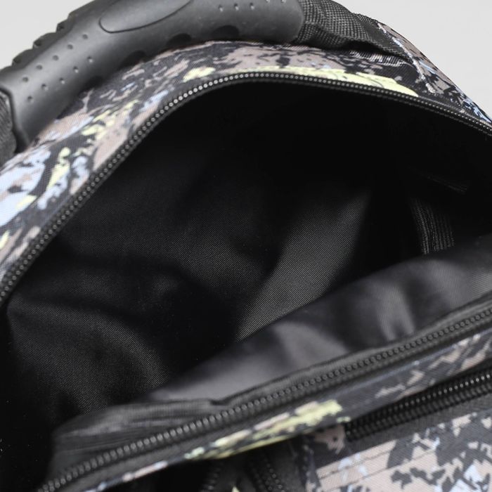 Рюкзак молодёжный на молнии, 2 отдела, наружный карман, цвет чёрный