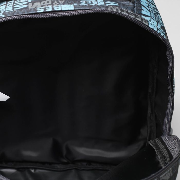 Рюкзак молодёжный на молнии, 2 отдела, наружный карман, цвет серый