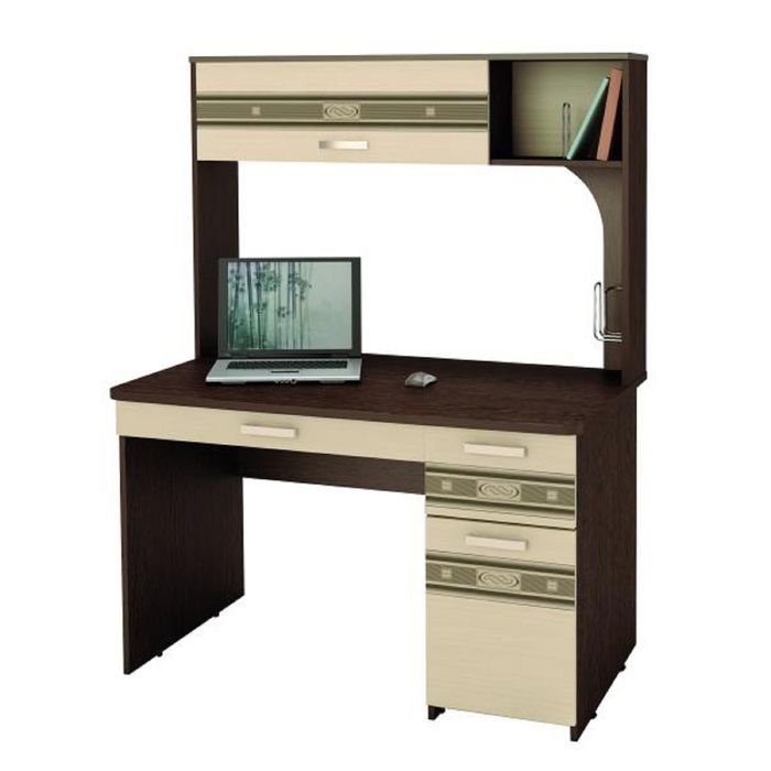 Стол компьютерный Орион-7.10 Венге/Беленый дуб Стол