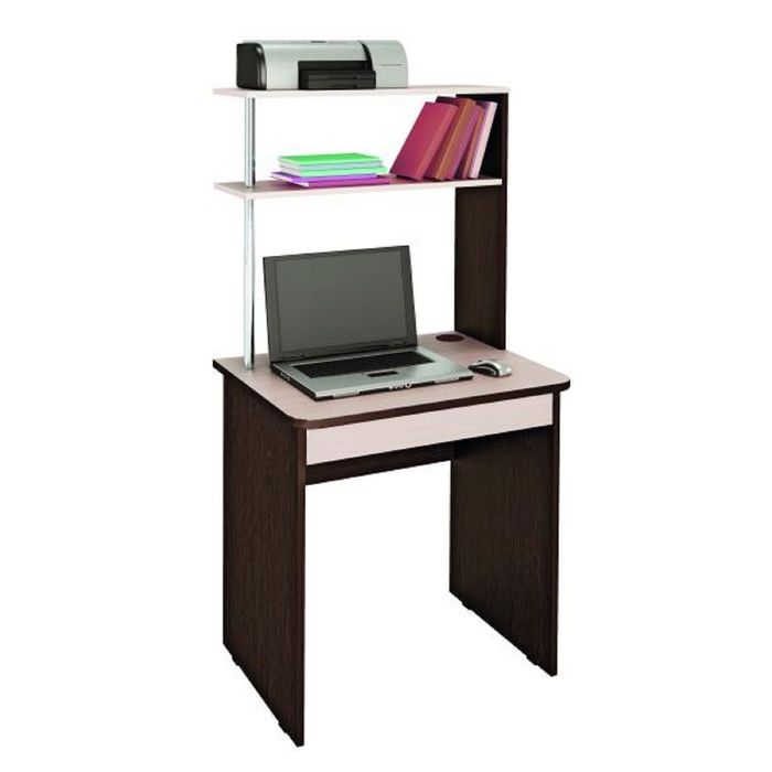 Стол компьютерный Фортуна-37 Венге/Дуб Кобург