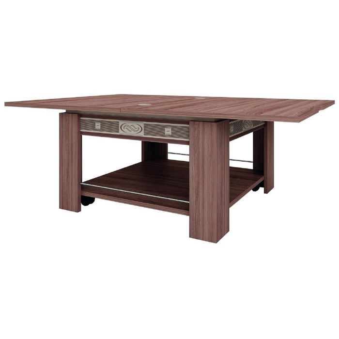 Стол журнальный Агат-21 Ясень Шимо/Дуб Кобург