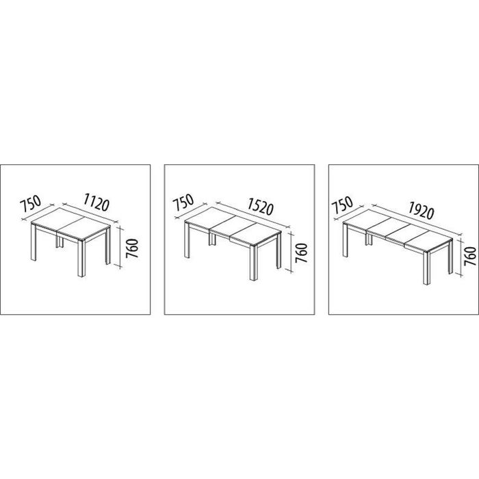 Стол обеденный Орфей-16.1 Дуб Кобург/Ясень Шимо