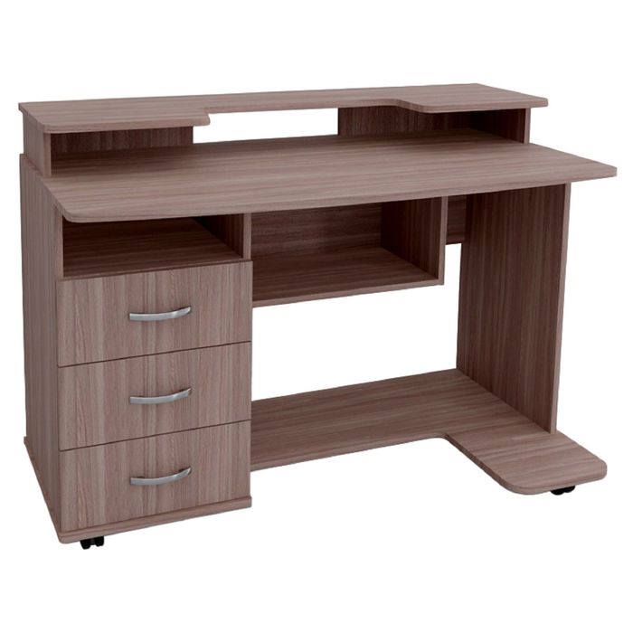 Стол компьютерный Юниор-1  Ясень шимо темный