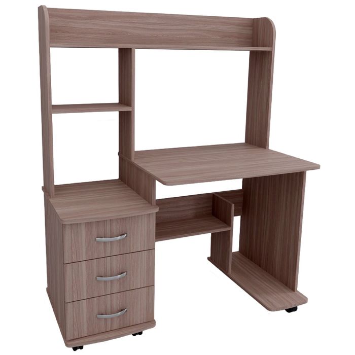 Стол компьютерный Юниор-6  Ясень шимо темный