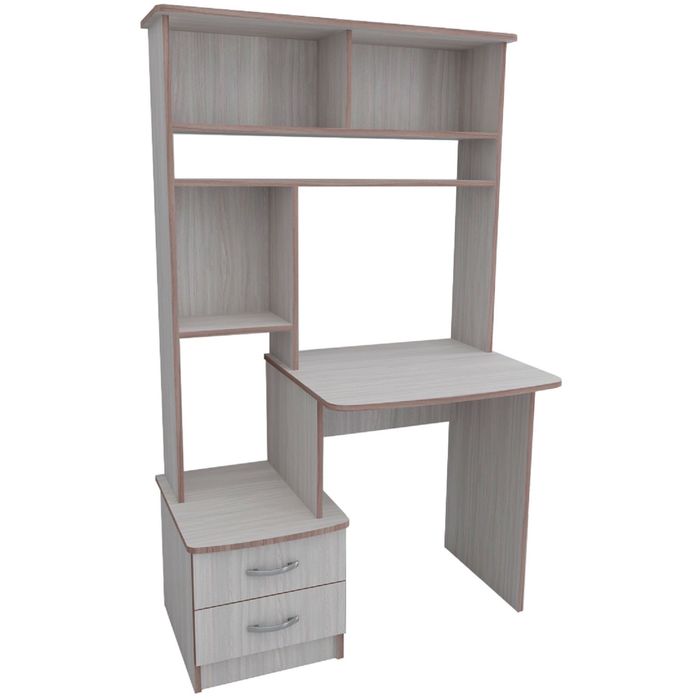 Стол компьютерный Юниор-32  Ясень шимо светлый/темный