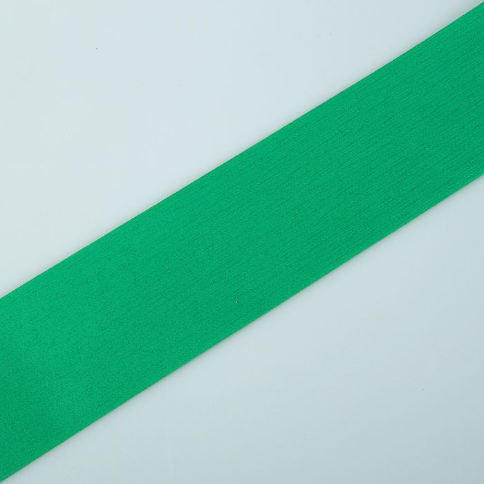 Лента для декора и подарков "Аспидистр" 5 см х 10 м, тиснение, ярко-зелёная
