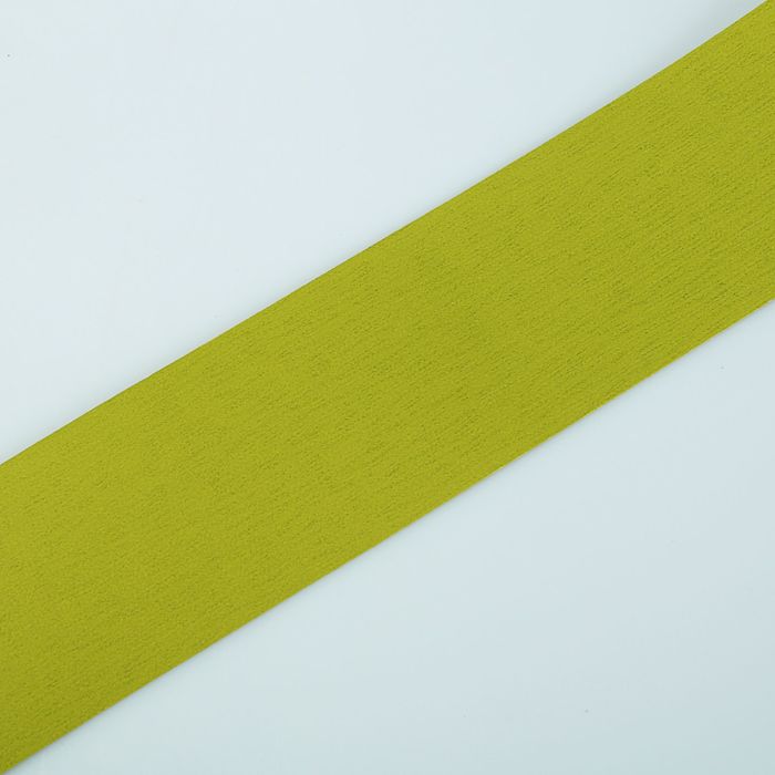 Лента для декора и подарков "Аспидистр" 5 см х 10 м, тиснение, оливковая