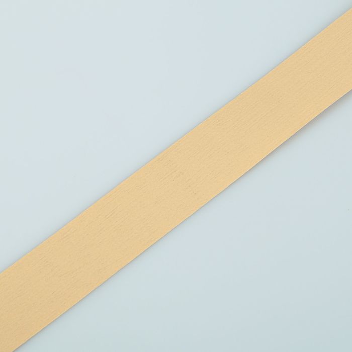 Лента для декора и подарков "Аспидистр" 2 см х 10 м, тиснение, бежевая