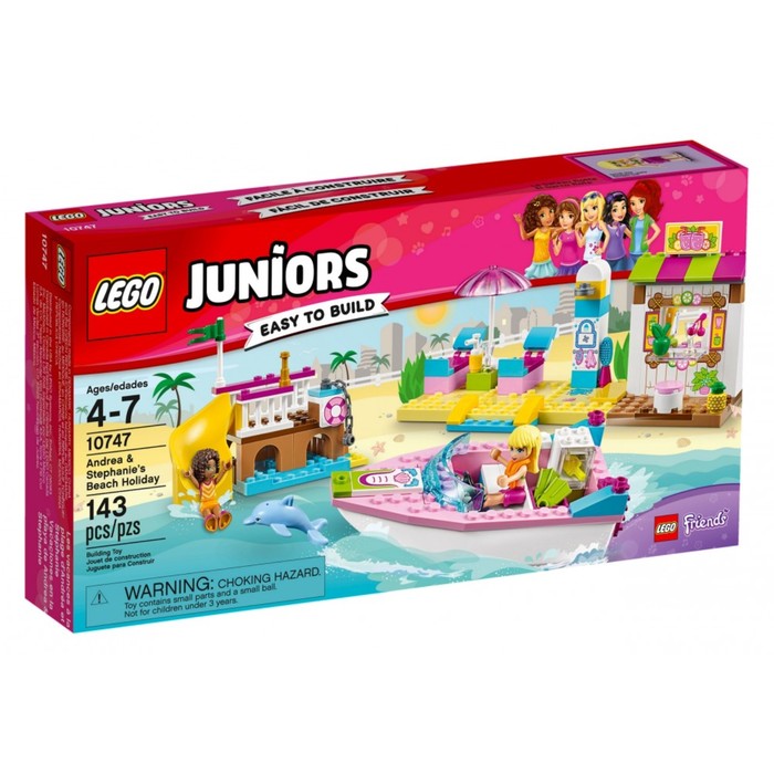 Конструктор "День на пляже с Андреа и Стефани", 143 детали