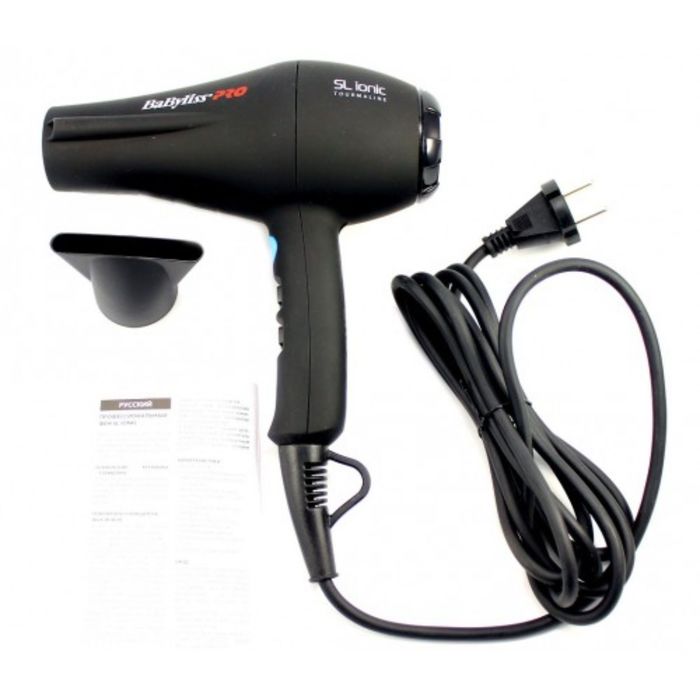 Фен BaByliss BAB5586E, 1800 Вт, 2 скорости, 6 режимов нагрева, двойная ионизация