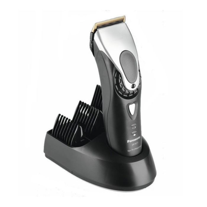Машинка для стрижки волос Panasonic ER1611, с линейным двигателем, 7 устан. длины, 3 насадки