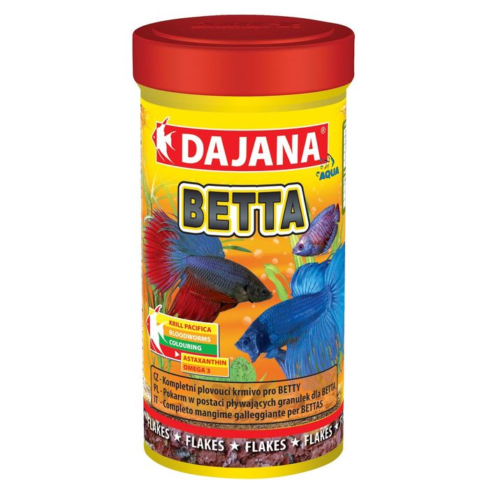 Корм Dajana Pet Betta flakes, хлопья, 100MЛ