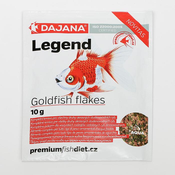Корм Dajana Pet Gold flakes  для золотых рыб, хлопья, 80 мл., 10 г.