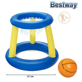Набор для игр на воде «Баскетбол», d=61 см, корзина, мяч, от 3 лет, 52418 Bestway Ош