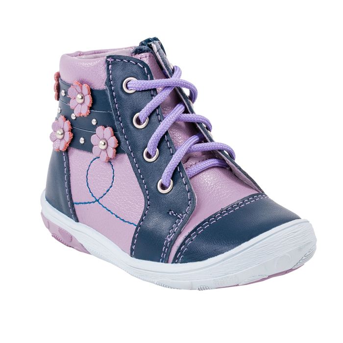 Ботинки "Котофей" арт. 152111-22 (синий/сиреневый) (р. 21)