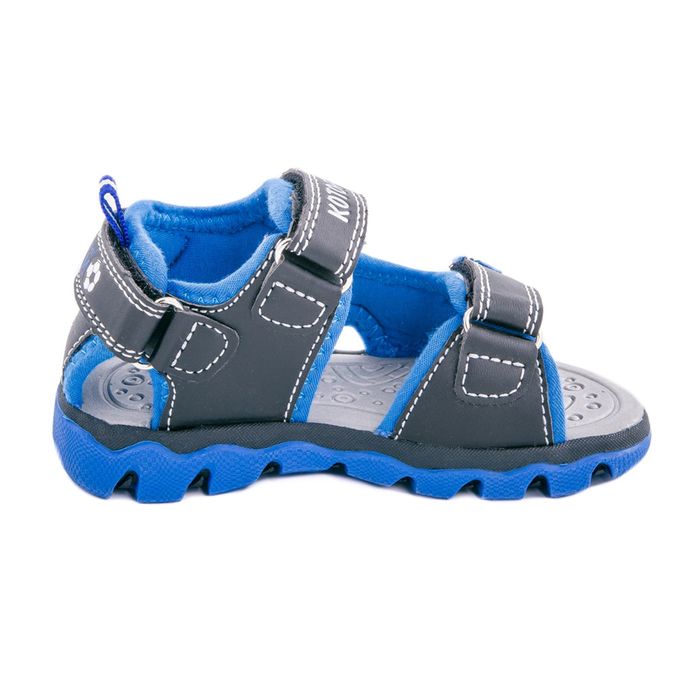 Туфли летние "Котофей" арт. 323035-14 (черный/синий) (р. 24)