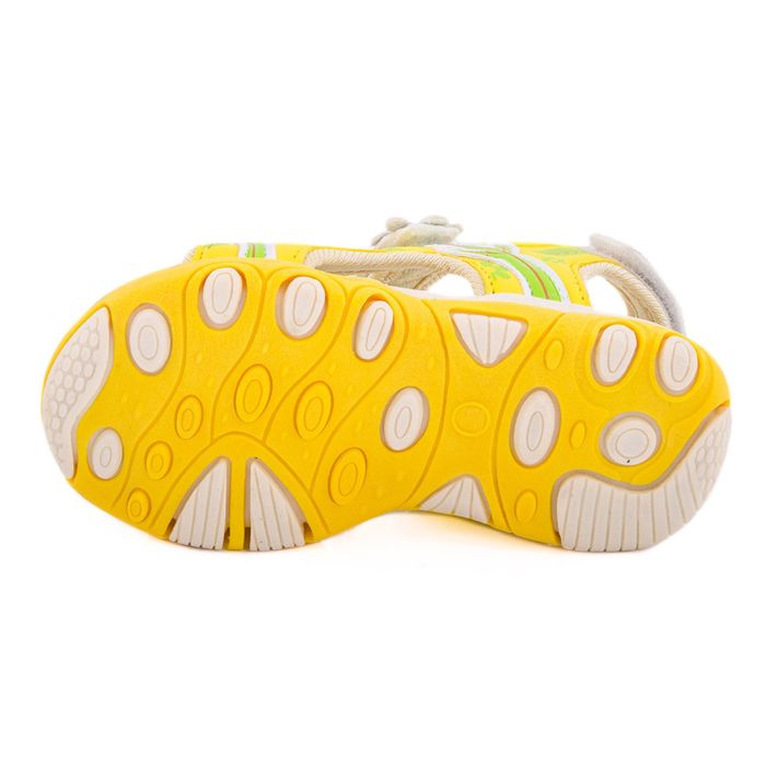 Туфли летние "Котофей" арт. 323040-13 (бежевый/желтый/салатовый) (р. 29)