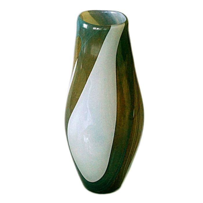 Декоративная гутная ваза "Таштагол" кувшин