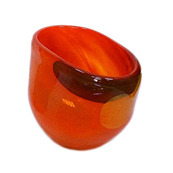 Декоративная гутная ваза "Ксеньевская" чаша