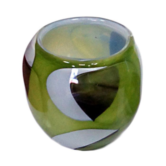 Декоративная гутная ваза "Лоцетос" горшок