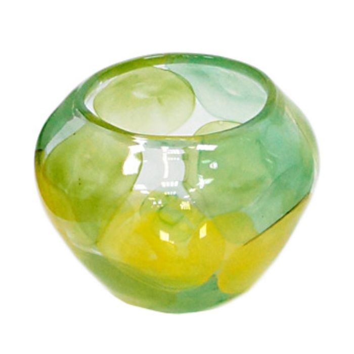 Декоративная гутная ваза "Лоуренсия" горшок