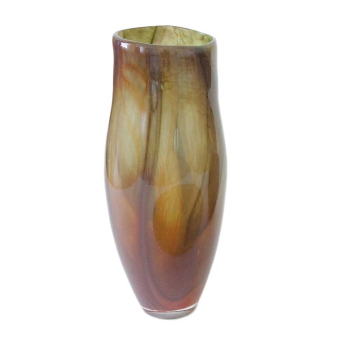 Декоративная гутная ваза "Оникс" кувшин