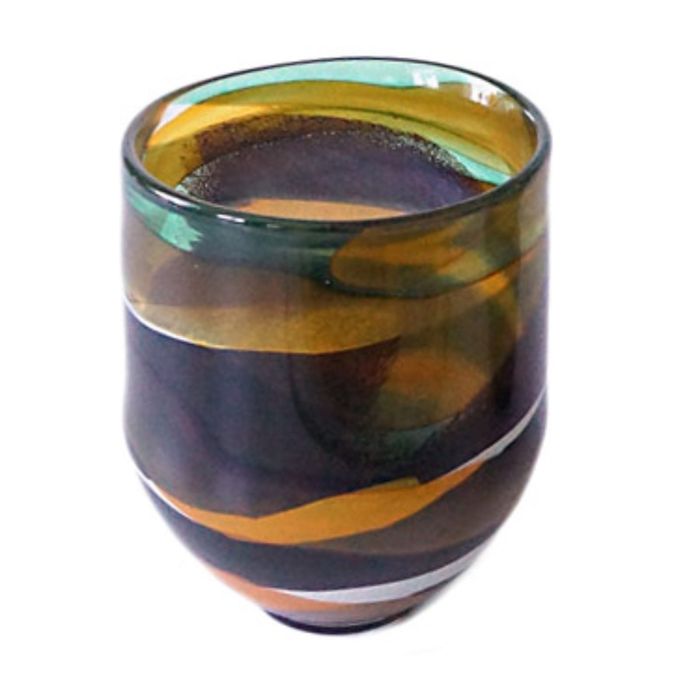 Декоративная гутная ваза "Гватемала" чаша