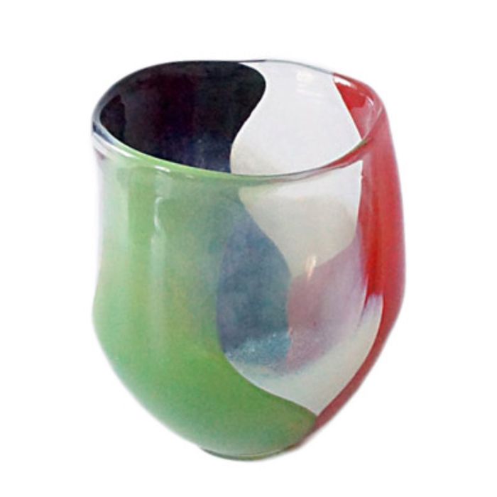 Декоративная гутная ваза "Арителла" чаша