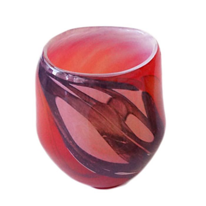 Декоративная гутная ваза "Армандос" чаша