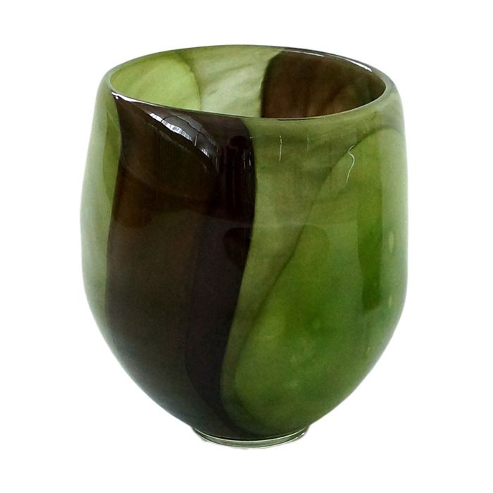 Декоративная гутная ваза "Габриэль" чаша