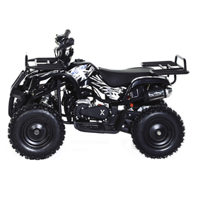 

Квадроцикл детский бензиновый MOTAX ATV Х-16 Мини-Гризли, черный, механический стартер