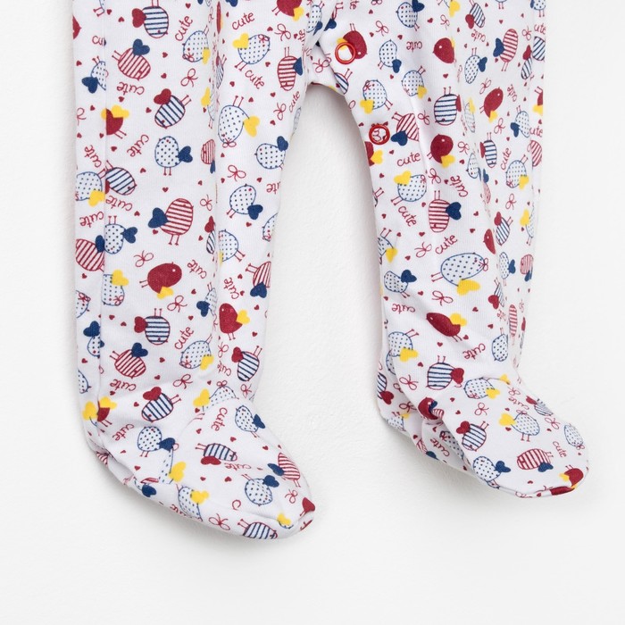 Комплект для девочки (2 предмета), рост 74 см, цвет красный 911-017_М