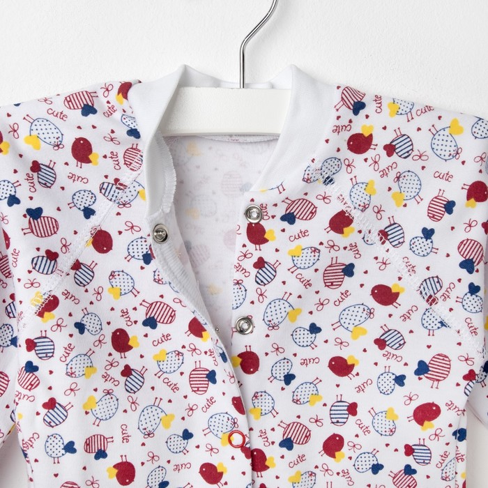 Комплект для девочки (2 предмета), рост 74 см, цвет красный 911-017_М