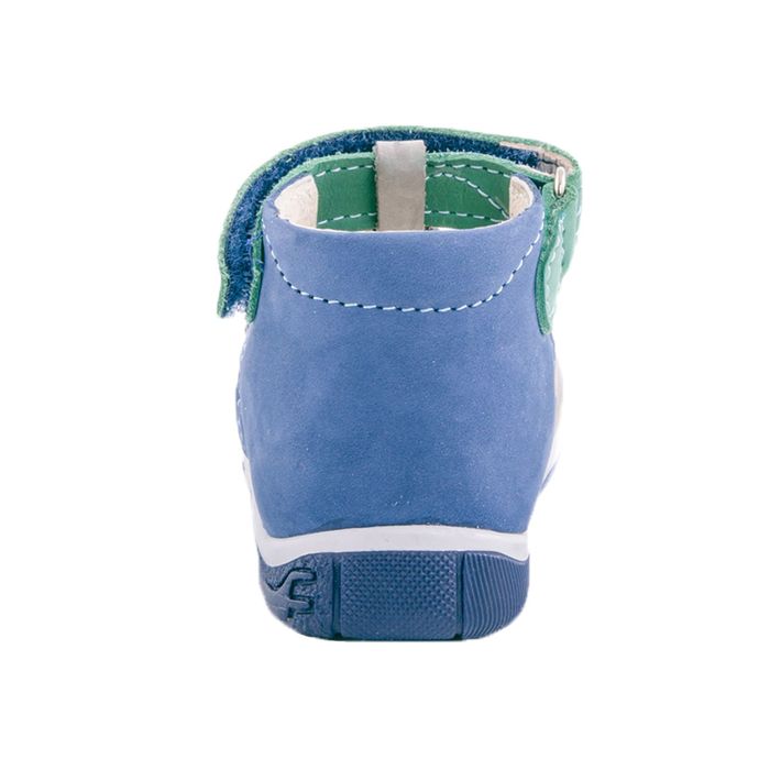 Туфли летние "Котофей" арт. 022025-24 (синий/серый) (р. 21)