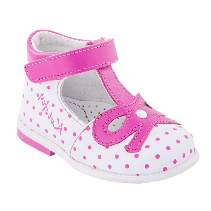 Туфли "Котофей" арт. 032054-22 (белый/фуксия) (р. 19)