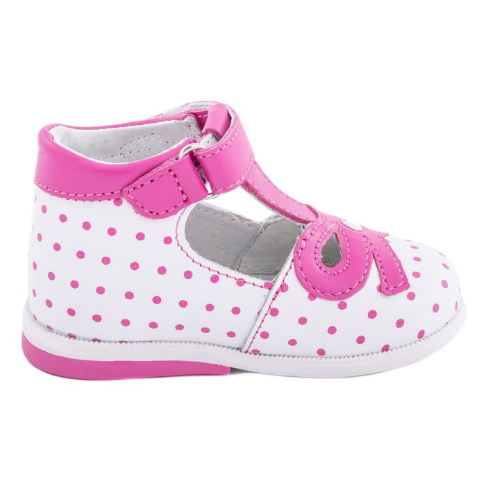 Туфли "Котофей" арт. 032054-22 (белый/фуксия) (р. 22)