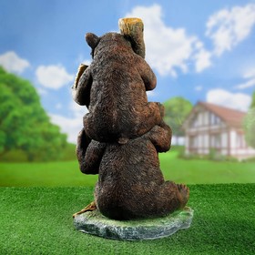 Садовая фигура "Медведь "Давай дружить!" 55х34см от Сима-ленд