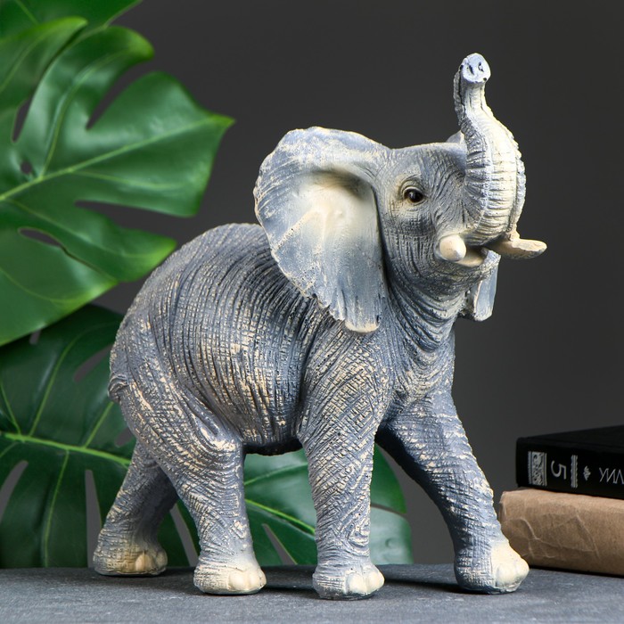 Фигура Слон серый, 28х29х15см